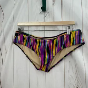 Express Women’s Large Purple Patterned Bikini Swim Beach Ocean Pool thumbnail 4