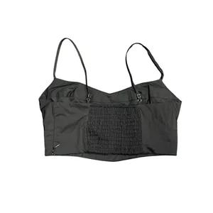 Free People Smoked Cropped Corset Top Sweat Heart Neckline Adjustable Straps thumbnail 2