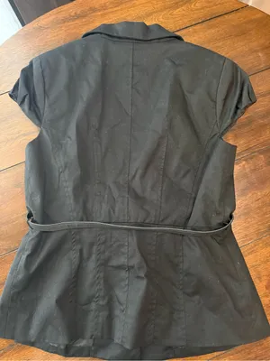 NWT Women’s Size 6 New York & Company Black Stretch Blazer thumbnail 3