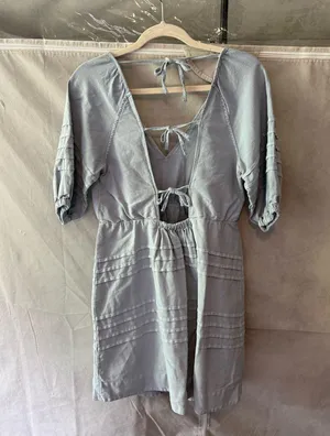 7 For All Mankind denim mini dress thumbnail 4