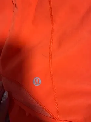 Orange Lululemon Shorts Hotty Hot 4" High-Rise thumbnail 3