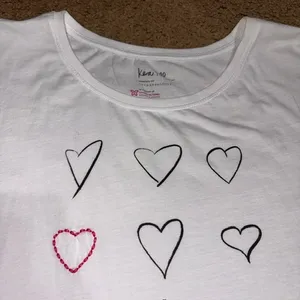 Anthropologie Kera Till Heart Embroidered Short Sleeve Oversized Tee White M thumbnail 7