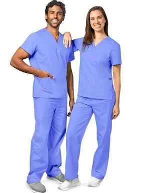 ADAR Universal Unisex Drawstring Scrub Set, Ceil Blue Size 3XL New w/Tag thumbnail 1