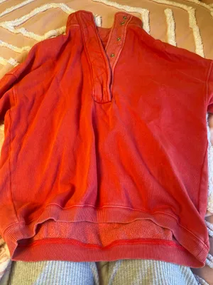 Red Aerie Sweatshirt Oversized thumbnail 1