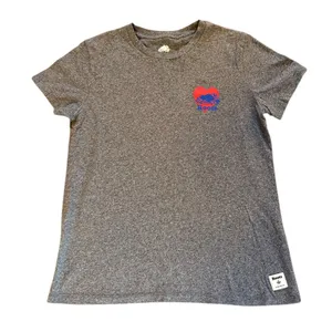 Roots Heathered Gray Love is Love Rainbow Pride Graphic Womens Size Medium thumbnail 1