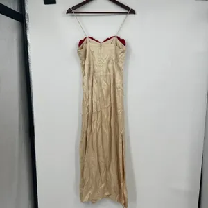 Anthropologie Farm Rio Rose shaped bodice sleeveless maxi dress Beige size small thumbnail 7