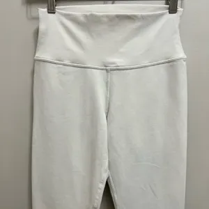 ALO Yoga 7/8 High Waist Air Brush Leggings White Size M thumbnail 3