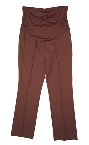 Destination Maternity Treggings Women Large Brown Over Belly Seamed Ankle Length thumbnail 1