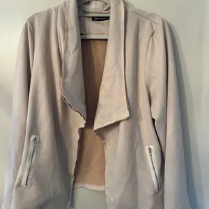 PRETTYGARDEN Women's Faux Suede Jacket Long Sleeve Open Front Cropped Coat thumbnail 2