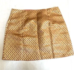 SHEIN Curve two piece metallic gold & pink 2 piece skirt & top set Sz 2X thumbnail 7