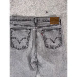 womens levis wedgie‎ jeans gray wash premium denim 28 thumbnail 8
