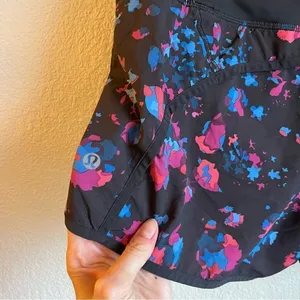 Lululemon Run Times Short (4") Dandy Digie Multi / Black thumbnail 8
