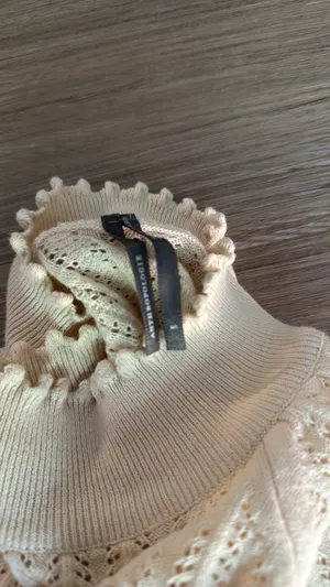 Anthropologie eyelet tshirt thumbnail 2