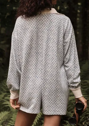 Anthropologie Waffle Cocoon Romper, Size XL thumbnail 4