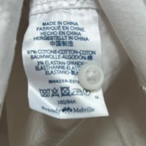 Brandy Melville White Button Down Blouse one size thumbnail 4