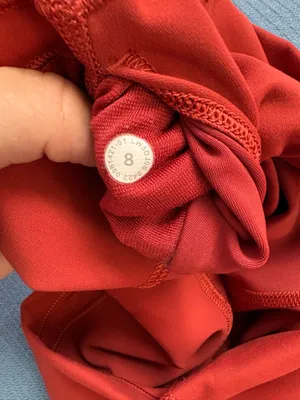 Red Lululemon Leggings thumbnail 5