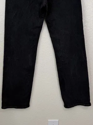 Madewell Black Curvy 90's Straight Women's Jeans, Size 29 thumbnail 9