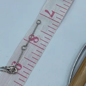 Fresh & Co CZ white gold dipped choker 15” & 2” extender thumbnail 7