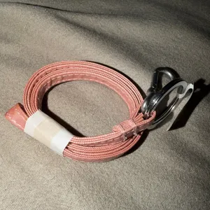 Vera Bradley Rose Quartz Lanyard 25175-M97 Pink Woven Neck Strap New with Tags thumbnail 2