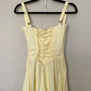 HOUSE‎ OF CB 'Carmen' Buttercup Bustier Sundress yellow NWOT size XS thumbnail 9