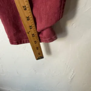 Vintage Roper 80s Burgundy Red Denim Jeans High Waisted Straight Western 26 Tall thumbnail 6