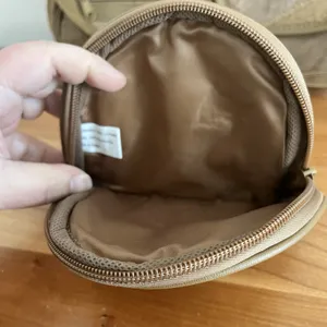Patchwork Soft Leather & Suede Handbag Purse Shoulder Bag & Coin Purse Tan Brown thumbnail 5