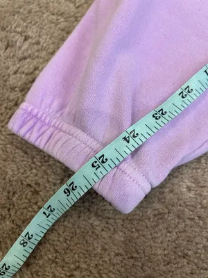 Aviator Nation Neon Purple Logo Sweatpants. Size Large thumbnail 6
