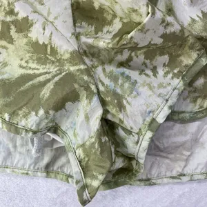 Free People Movement Sz M The Way Home Running Short Sage Tie Dye‎ Green-flawed thumbnail 6