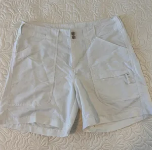 Bimini Bay Challenger Womens Fishing Shorts Size 8 White Nylon Outdoor thumbnail 1