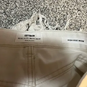 Cotton On Cream Distressed Jean Shorts thumbnail 3