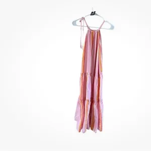 Club Monaco Pink and Orange Midi Dress thumbnail 3