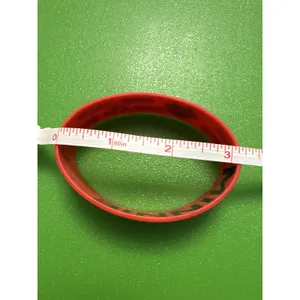 Keep Calm and Dream Big Minnie Bracelet Red Rubber Black thumbnail 2