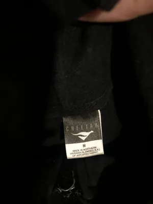 Black Zip Up Hoodie Size M thumbnail 3