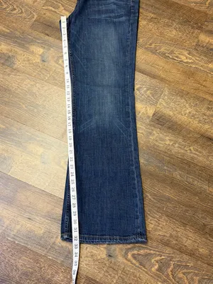 Vintage Y2K American Eagle AE Hipster Jeans Womens 14 Low Rise Flare Boho 2000s thumbnail 12