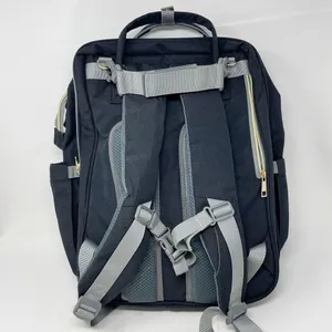 Hot Best Backpack Diaper bag Convertible Changing Pad Black Grey thumbnail 6