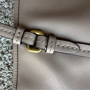 Coach Leather Handbag Purse Tote Bag Outlet Tan Beige thumbnail 11
