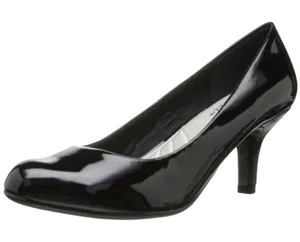 NWT Easy Street Womens Passion Dress Pump Heels PASSION Black Patent 10N thumbnail 1