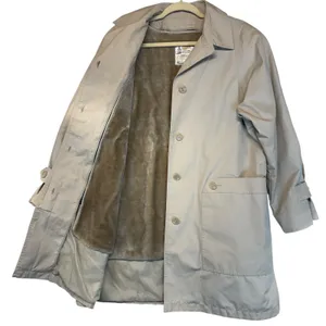 London Fog Women‎ Beige Trench Coat Barncoat Vintage Retro Cozycore Size 14 thumbnail 5