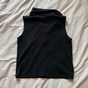 Brandy Melville Black  Collared Tank Top thumbnail 2