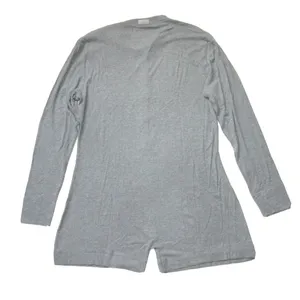 NWT Skims Soft Lounge Ribbed Stretch Jersey Playsuit in Gray L/S Romper 3X thumbnail 5