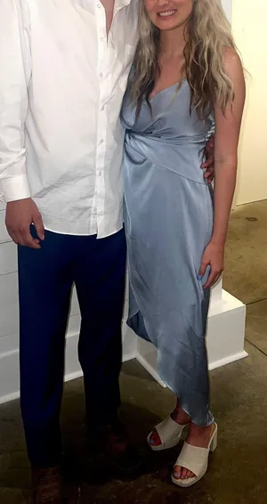 Vintage Blue Dress thumbnail 4
