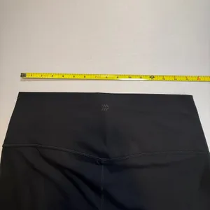 All In Motion Womens Ribbed High-Waisted‎ Leggings Black Athletic Yoga Pants L thumbnail 5