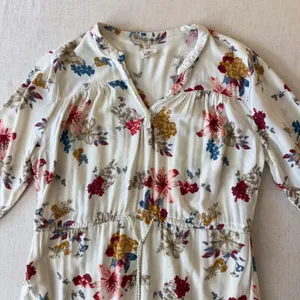 O'Neill floral boho peasant mini dress 3/4 sleeve‎ festival cottagecore medium thumbnail 4