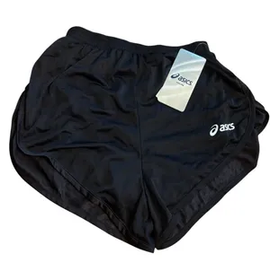 NWT ASICS Women’s Black Running Athletic Shorts | Lightweight Lined Activewear thumbnail 1