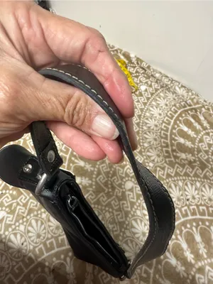 Nine West Black Shoulder Bag with Silver Hardware thumbnail 5