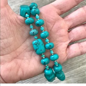 Premier Designs double stranded turquoise necklace thumbnail 8
