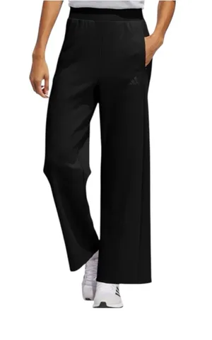 NWT Adidas Women's Active Wide Leg Pant Black Size XL (JY9046) thumbnail 1