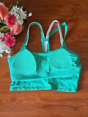 BNWT Sports Bra, Green Double-Strap, Size XL thumbnail 3