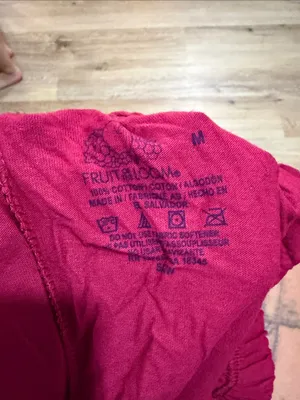 Fruit of the Loom Women's Bright Red Athletic Lounge Shorts thumbnail 2