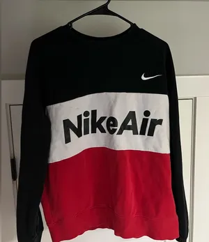 Nike Air Women's Black, White, and Red Sweatshirt thumbnail 1